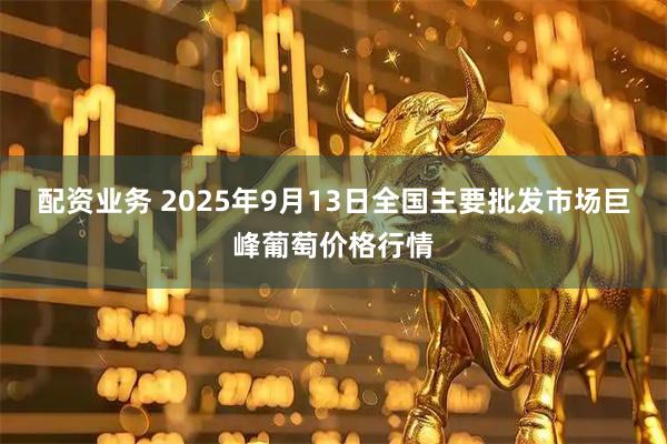 配资业务 2025年9月13日全国主要批发市场巨峰葡萄价格行情