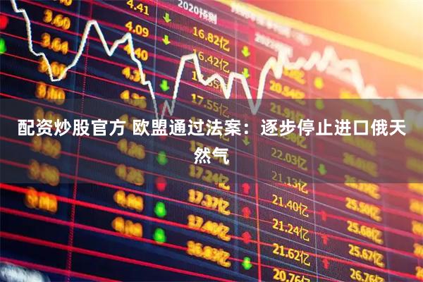 配资炒股官方 欧盟通过法案：逐步停止进口俄天然气